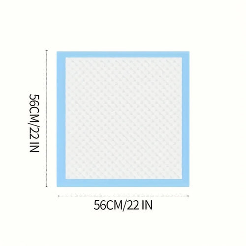 100Pcs Super Absorbent Disposable Pet Urine Pads for Large Breeds Potty Training, Travel - Ideal for Dogs, Puppies, Cats