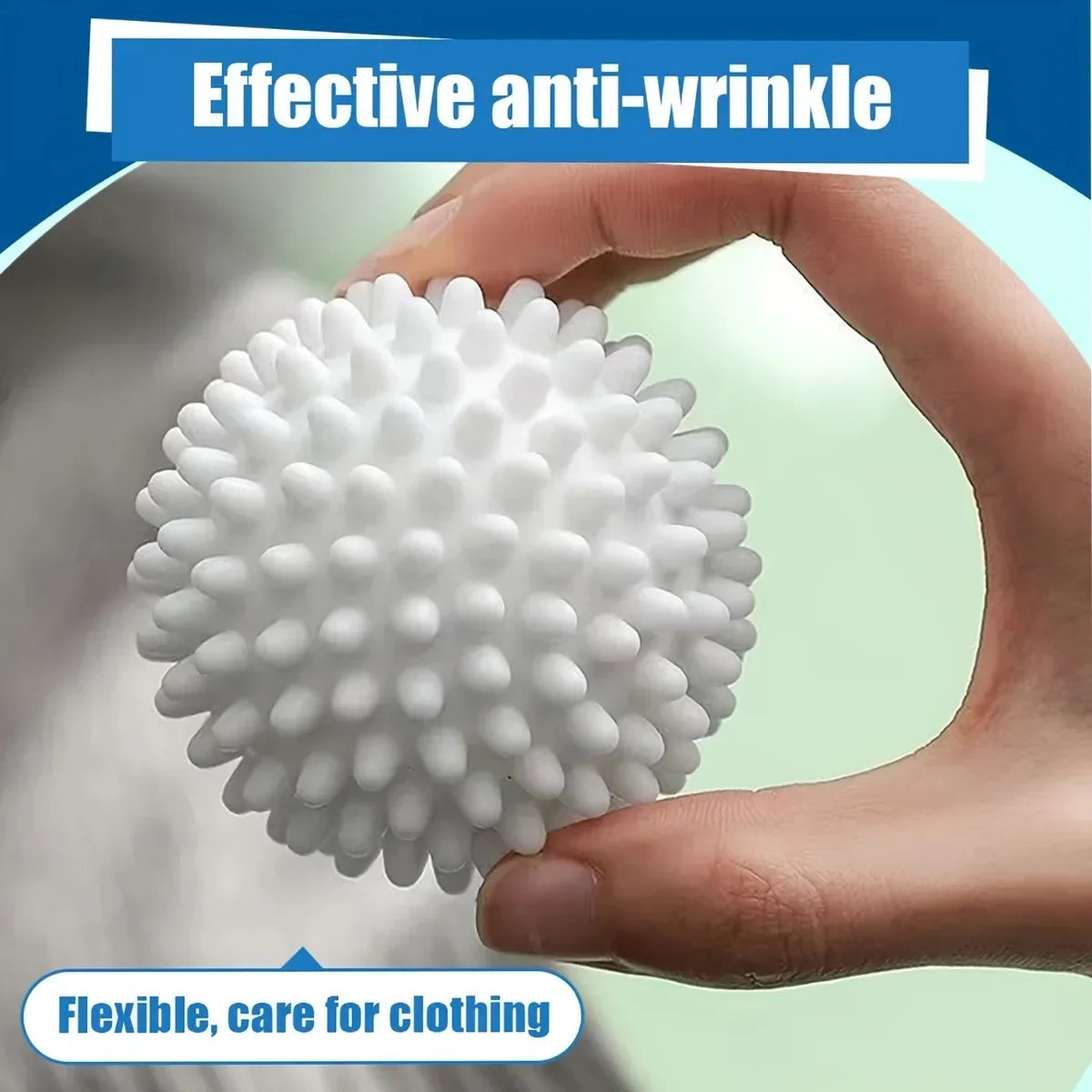 Reusable Laundry Balls 6/1Pcs - Anti-Winding Dryer & Washing Machine Balls - Household Cleaning Tools for Tangle-Free Laundry