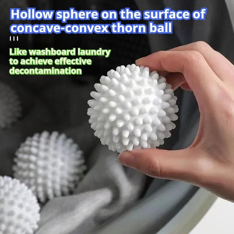 Reusable Laundry Balls 6/1Pcs - Anti-Winding Dryer & Washing Machine Balls - Household Cleaning Tools for Tangle-Free Laundry